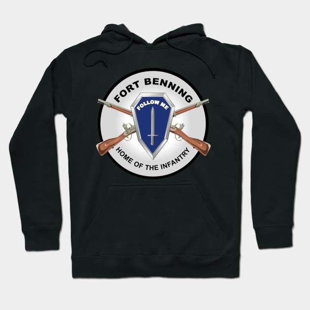 Fort Benning, GA - Home of the Infantry Hoodie by twix123844